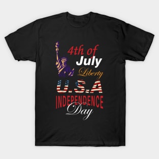 4th of July 1776  American independence day design T-Shirt